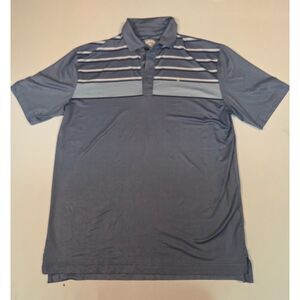 Callaway Opti-Dri Blue Golf Polo Shirt Medium Short Sleeve Performance